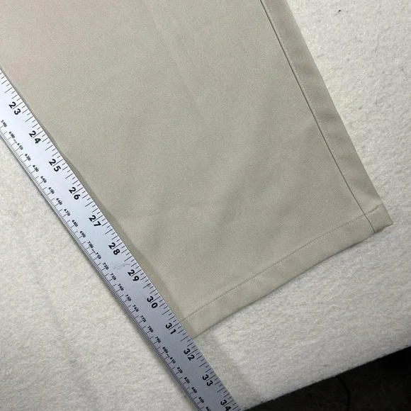 Mizzen+Main Pants Mens 38x32 Beige Baron Chino Athletic Performance Golf - Picture 5 of 8